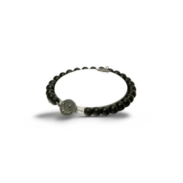 AY YILDIZ BİLEKLİK, Mat Onyx